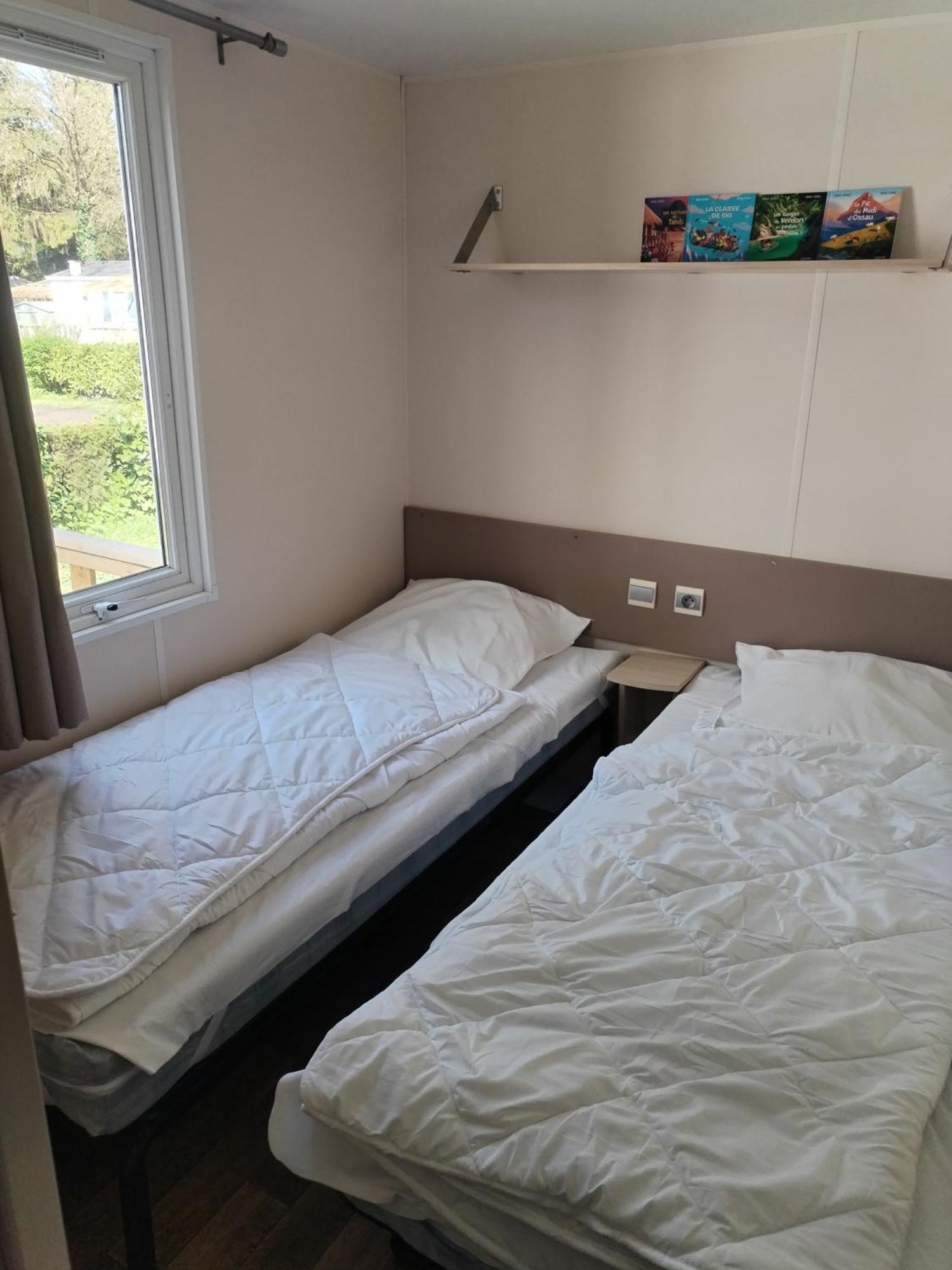 Mobil-Home 6 Personnes Avec Tv Et Clim N' B025 Boofzheim Bagian luar foto