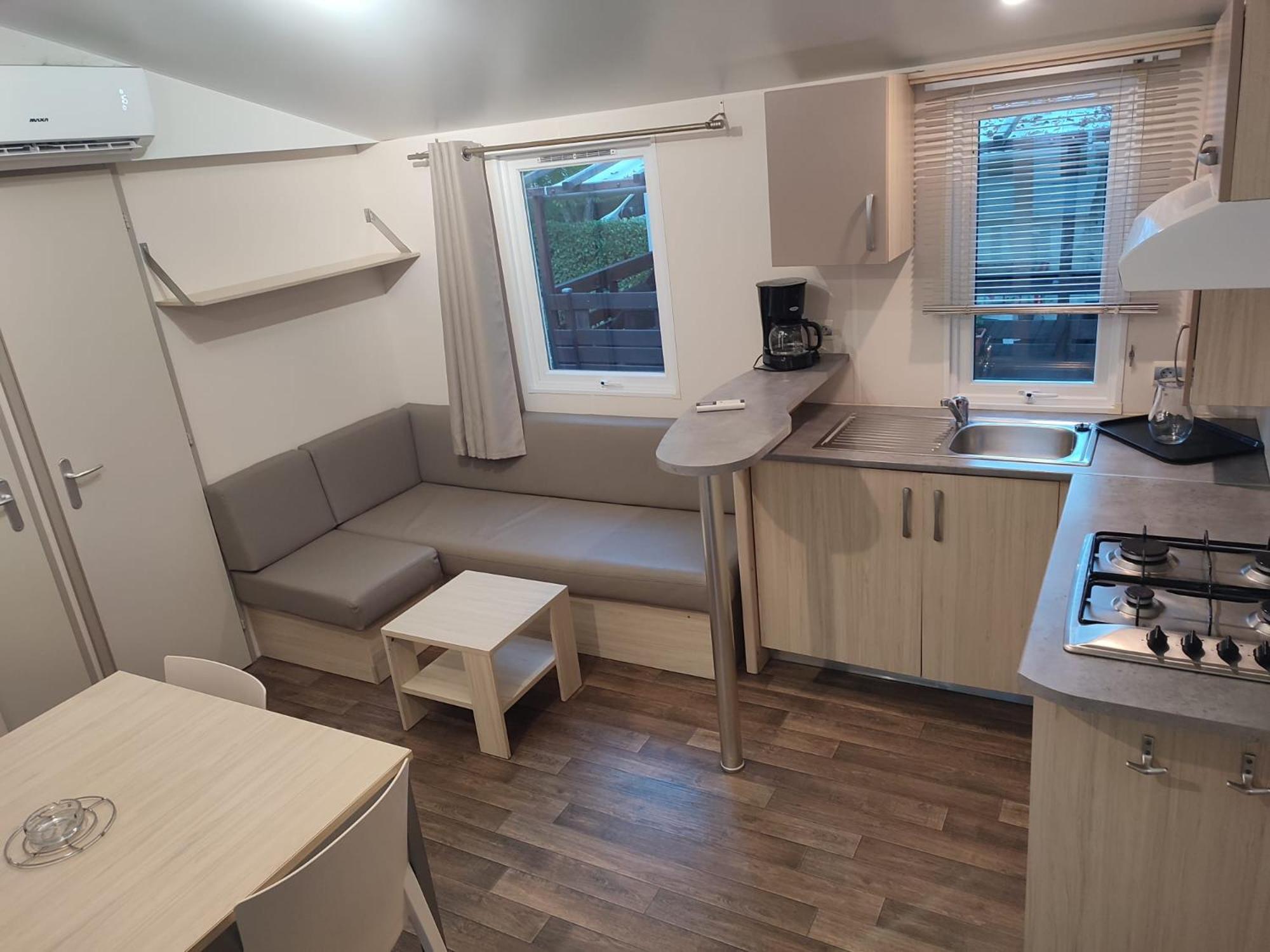 Mobil-Home 6 Personnes Avec Tv Et Clim N' B025 Boofzheim Bagian luar foto
